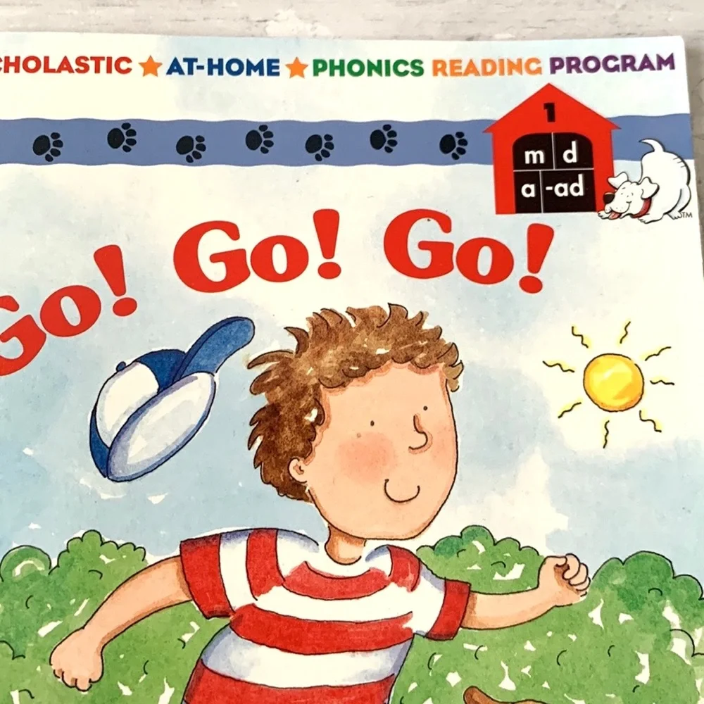 Go Go Go by Francie Alexander Scholastic Kids Phonics Early Reader Book NEW